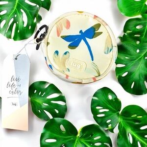 NWT Lug Dragonfly Round Coin Pouch